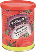 <p>
  Baymar 
  <br/>
  Weight: 350 gr
  <br/>
  Ingredients: concentrated tomato juice ,salt
  <br/>
  Info: brix 17
  </p>